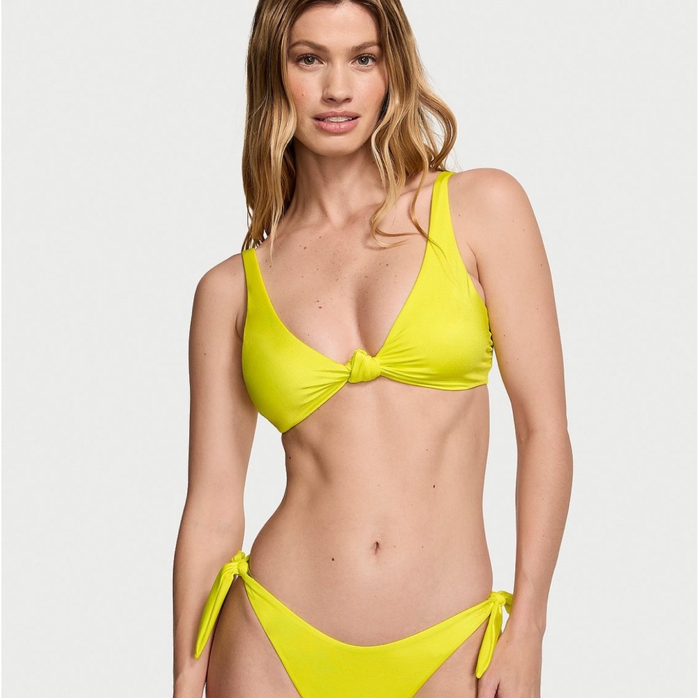 Victoria's Secret Yellow Bikini Set Minimalist Swimwear